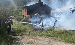 Kastamonu'da köydeki 10 ev alevlere teslim oldu