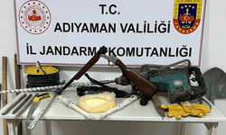 Adıyaman’da kaçak kazı yapan 7 şüpheli jandarmadan kaçamadı