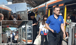 Eskişehir'de tramvay arızalandı yolcular tahliye edildi