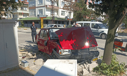 Tekirdağ'da otomobil ile kamyonet çarpıştı: 1 yaralı