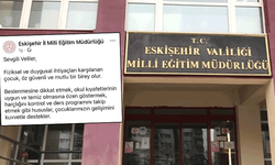 Eskişehir Milli Eğitim’den ilginç paylaşım