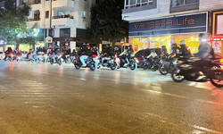 Eskişehir’de Cumhuriyetin 101. yılını motosiklet konvoyu ile kutladılar