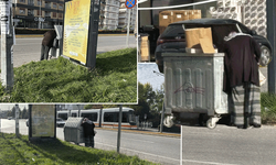 Eskişehir’de yürek burkan görüntü! Çöpten yiyecek topluyorlar