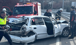 Burdur'da meydana gelen zincirleme kazada 2 kişi yaralandı