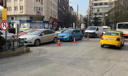 Eskişehir’de yıkım için cadde kapatılınca kent trafiğini kilitlendi