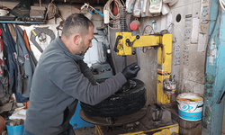 Afyon'da kış ayı için lastikçilerde yoğunluk başladı