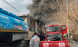 Aydın'da şehit babasının evi alevlere teslim oldu