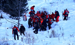 Erzurum'da çığ felaketi: 1 ölü 3 yaralı