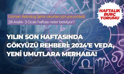 Haftalık burç yorumları (28 Aralık- 3 Ocak 2024)