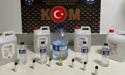 Kütahya polisinden operasyon: 24 litre etil alkol ele geçirildi