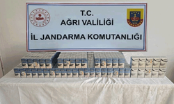 Ağrı'da jandarma ekipleri 390 paket kaçak sigara ele geçirdi