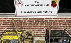 Kastamonu'da kaçak kazı yapan beş kişi suçüstü yakalandı