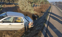 Manisa'da yaşanan trafik kazasında 1 ölü 1 yaralı var