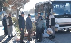 Sivrihisar'da halk pazarına ücretsiz halk otobüsü seferleri başladı