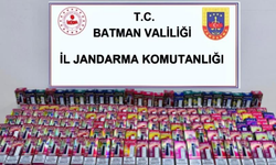 Batman’da kaçak elektronik sigaralar ele geçirildi