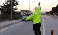 Bilecik'te sıkı denetim: 101 araç trafikten men