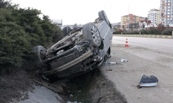 Kastamonu'da otomobil takla attı 2 kişide küçük sıyrıklar meydana geldi