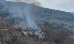 Kastamonu'da yangın çıkan ev kullanılamaz duruma geldi