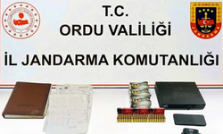 Ordu'da tefecilik operasyonunda 1 tutuklama