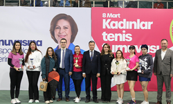 8 Mart kadınlar tenis turnuvası”nda kupa heyecanı