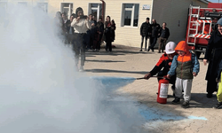 Afyon'da yangın tatbikatı gerçekleştirildi