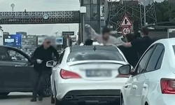 Bursa'da trafikte yumruk yumruğa kavga