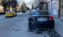 Eskişehir’de gece yarısı korkutan kaza: Sürücüyü beklediler!