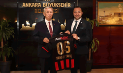 Eskişehirspor Başkanı Entok, Mansur Yavaş ile bir araya geldi