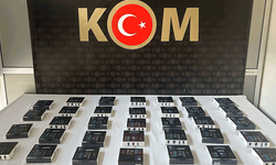 Kütahya'da 34 kaçak telefon ele geçirildi