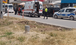 Adıyaman'da olun karşısına geçmeye çalışan yaya motosiklet çarptı