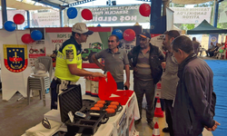 Afyon'da jandarmadan vatandaşlara trafik eğitimi
