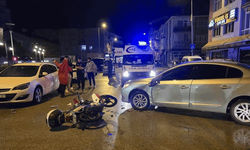 Ankara'da otomobille motosiklet çarpıştı: 1 yaralı
