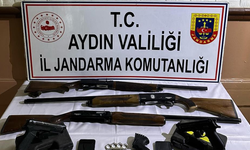 Aydın’da operasyonda tabanca ve tüfek ele geçirildi