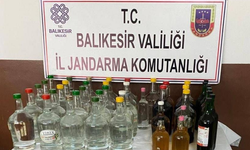 Balıkesir’de jandarmadan kaçak alkol operasyonu