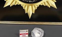 Bayburt’ta 16,96 gram kokainle yakalanan şüpheli tutuklandı