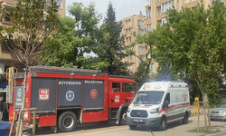 Bursa'da 8 katlı binada korkutan yangın