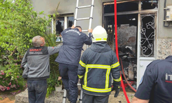 Bursa'da evin elektrik tesisatında yangın çıktı