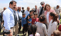 CHP heyetinden mevsimlik işçilere ziyaret