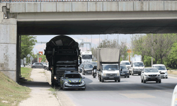 Dev türbin geçidi aşamadı: Eskişehir’de trafik kilitlendi