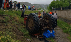 Erzincan'da traktör devrildi: 1 ölü