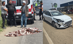 Isparta'da feci kaza! Otomobil ile motosiklet çarpıştı: 1 ölü