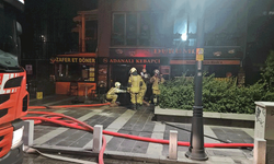 İstanbul'da bir restoranın mutfak katında yangın çıktı