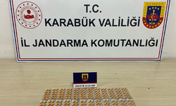 Karabük'de madde operasyonlarında 369 hap ele geçirildi