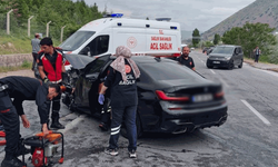 Kayseri'de 2 otomobil çarpıştı: 1 ölü