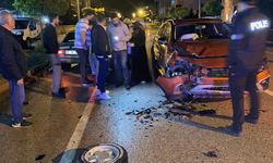 Konya'da iki otomobil çarpıştı: 2 yaralı