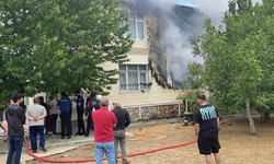 Konya'da müstakil evde yangın