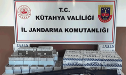 Kütahya'da jandarmadan kaçak sigara operasyonu