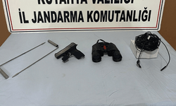 Kütahya'da kaçak kazı yapan 2 şüpheli gözaltında