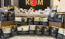 Kütahya'da KOM ekiplerince 17 bin 500 adet doldurulmuş makaron ele geçirildi