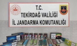 Tekirdağ'da kaçak sigara ve elektronik sigara operasyonu